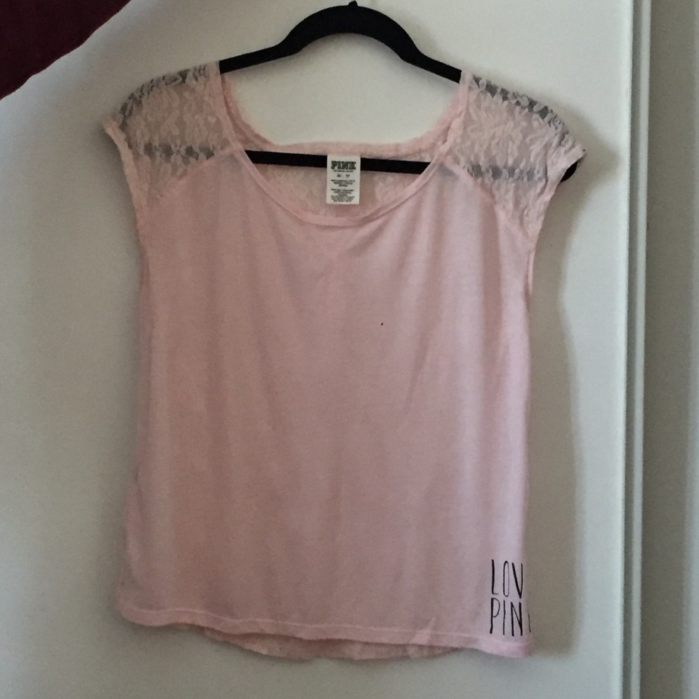 Light pink top